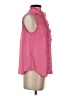 Ann Taylor 100% Polyester Pink Sleeveless Blouse Size S - photo 4