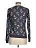 Eyeshadow Print Teal Pullover Sweater Size M - photo 2