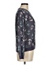 Eyeshadow Print Teal Pullover Sweater Size M - photo 4