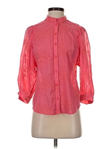 Pilcro by Anthropologie 3/4 Sleeve Blouse (view 1)