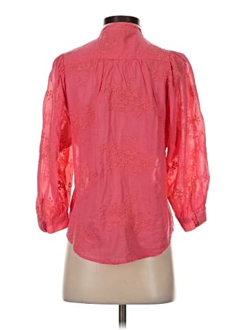 Pilcro by Anthropologie 3/4 Sleeve Blouse (view 2)