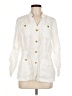 Rafaella 100% Linen Ivory 3/4 Sleeve Button-Down Shirt Size M - photo 1