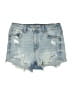 Eunina Blue Denim Shorts Size S - photo 1