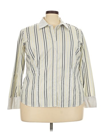 Lane Bryant Long Sleeve Button-Down Shirt (view 1)