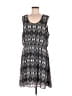 DR2 Print Gray Casual Dress Size XL - photo 1