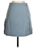 Shein 100% Polyester Solid Blue Casual Skirt Size S - photo 1