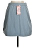 Shein 100% Polyester Solid Blue Casual Skirt Size S - photo 2