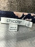 Chico's 100% Pima Cotton Floral Blue Pullover Sweater Size XL - photo 7