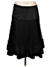 JS Collections Solid Black Formal Skirt Size 10 - photo 1
