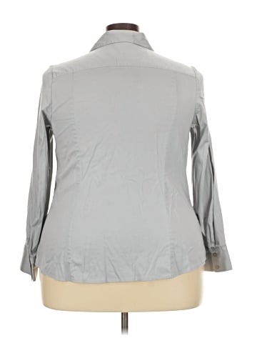 Lane Bryant Long Sleeve Button-Down Shirt (view 2)