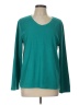 Laura Scott 100% Polyester Teal Pullover Sweater Size L - photo 1
