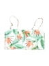 Unbranded Tropical White Swimsuit Top Size M - photo 1