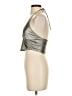 Shein Silver Sleeveless Top Size S - photo 5