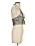 Shein Silver Sleeveless Top Size S - photo 4