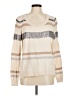 Debbie Morgan 100% Cotton Stripes Ivory Pullover Sweater Size M - photo 1