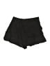Pull&Bear Solid Black Shorts Size S - photo 2
