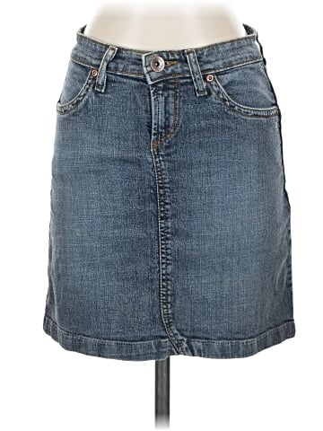 Xpose Denim Skirt (view 1)