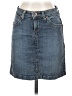 Xpose Solid Blue Denim Skirt Size 3 - photo 1