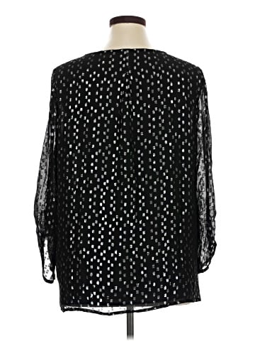 Tru Luxe Jeans 3/4 Sleeve Blouse (view 2)