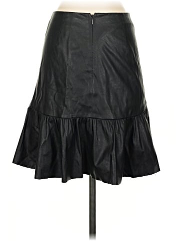 Rebecca Taylor Faux Leather Skirt (view 2)