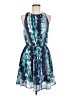 Mossimo 100% Polyester Tie-dye Blue Cocktail Dress Size M - photo 1