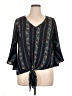 Chenault Black 3/4 Sleeve Blouse Size XL - photo 1