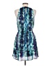 Mossimo 100% Polyester Tie-dye Blue Cocktail Dress Size M - photo 2
