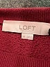 Ann Taylor LOFT 100% Polyester Solid Burgundy Pullover Sweater Size M - photo 7