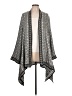 Chico's 100% Rayon Gray Poncho Size Lg (2) - photo 1