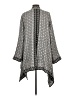 Chico's 100% Rayon Gray Poncho Size Lg (2) - photo 2