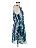 Mossimo 100% Polyester Tie-dye Blue Cocktail Dress Size M - photo 4