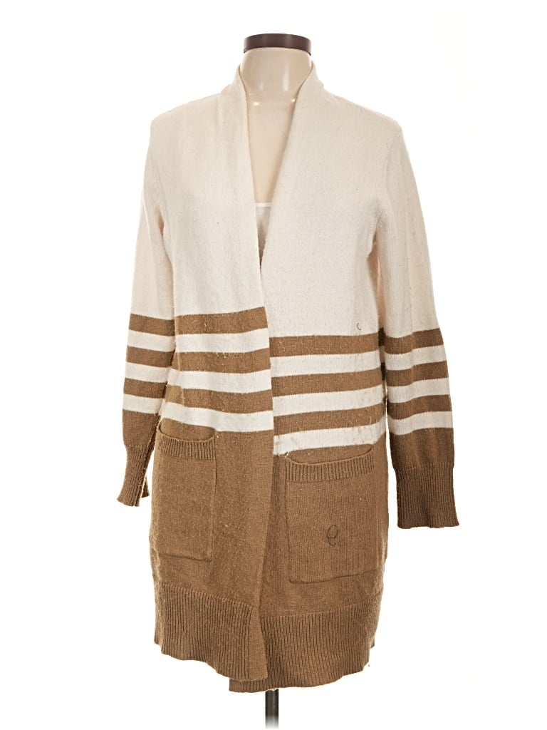 Pre-owned Michael Michael Kors Cardigan Sweater In Tan