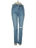 Ann Taylor LOFT Stripes Blue Jeans Size 2 - photo 1