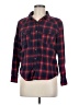 Active USA 100% Cotton Plaid Red Long Sleeve Button-Down Shirt Size M - photo 1