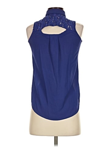Margo & Sebastian Sleeveless Blouse (view 2)