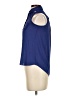Margo & Sebastian 100% Polyester Blue Sleeveless Blouse Size XS - photo 5