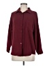 Assorted Brands 100% Polyester Burgundy 3/4 Sleeve Blouse Size M - photo 1
