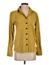 TRADLANDS Yellow Long Sleeve Button-Down Shirt Size XXS - photo 1