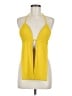 Shein 100% Polyester Yellow Tank Top Size 6 - photo 1