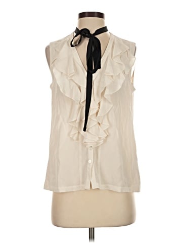 Nanette Lepore Sleeveless Silk Top (view 1)