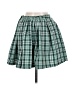 Assorted Brands 100% Polyester Plaid Green Casual Skirt Size M - photo 2