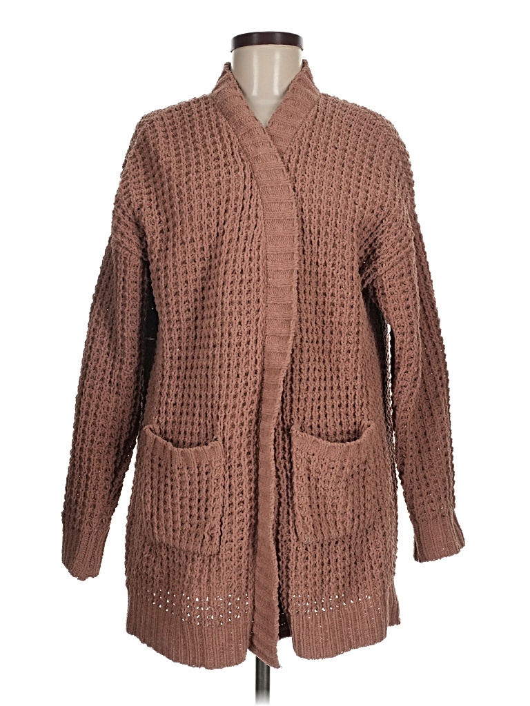 Pre-owned Moon & Madison Cardigan Sweater In Brown