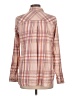 True Craft 100% Cotton Plaid Tan Long Sleeve Button-Down Shirt Size L - photo 2