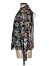 BB Dakota 100% Polyester Floral Black Long Sleeve Blouse Size L - photo 5
