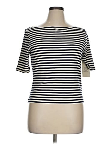 Martha Stewart Short Sleeve Turtleneck (view 1)