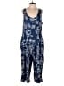 Assorted Brands Graphic Blue Jumpsuit Size XL (petite) - photo 1