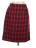 Savannah Plaid Red Formal Skirt Size 10 - photo 1