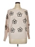 Milano Floral Ivory Pullover Sweater Size XL - photo 1