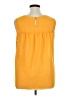 Q&A 100% Polyester Yellow Sleeveless Blouse Size XL - photo 2