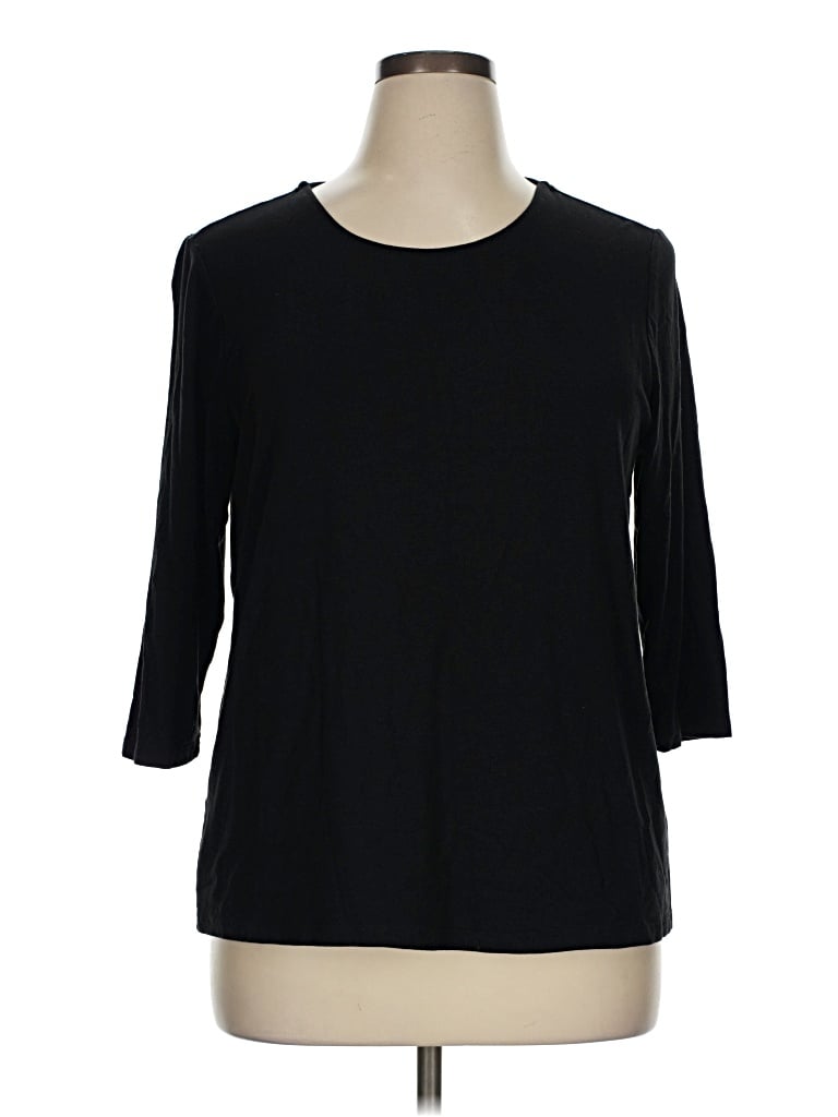 Pre-owned Cupio 3/4 Sleeve T-shirt In Black
